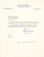 Typewritten Letter Signed by Mark W. Clark in 1983  w/COA picture