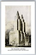 Ak New York City USA, Waldorf Astoria Hotel, general view Unposted Postcard picture