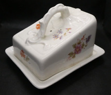 Vintage Victorian Style Covered Butter or Cheese Dish - Base is 20 x 16cm picture