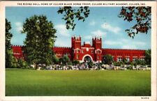 Postcard Culver, Indiana Culver Military Academy Black Horse Troop PM 1943 P256 picture
