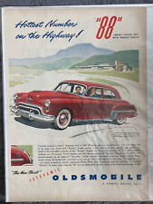 Vintage Oldsmobile ‘88 Car Ephemera Print Ad picture