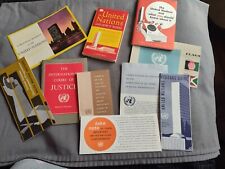 Vintage United Nations Lot Of Books/Brochures picture