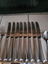 Lenox 18/10 Archway Pattern Stainless Flatware 8 Pc Knife 1 Dinner Fork Teaspoon picture