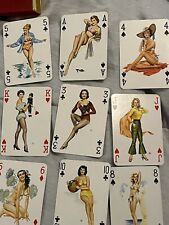 Vintage Pinup Girl Playing Cards Double Deck 53 Different Elvgren Willis Vargas? picture