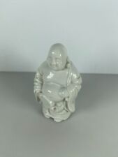 Vintage Chinese White Porcelain BUDDHA Pot Belly Figurine 3