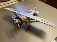 Famous Firsts Spirit of St Louis 1969 Hand Painted Airplane Decanter mini size picture