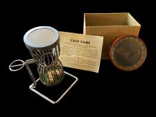 Antique Miniature Chuck-A-Luck or Cage Game and an old Mini Roulette Wheel picture