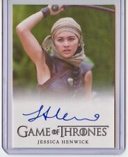 2017 Game Of Thrones Season 6 JESSICA HENWICK Full Bleed Autograph picture