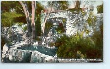 Postcard - Stone Bridge, Busch Gardens - Pasadena, California picture