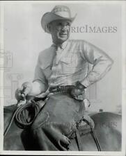 1965 Press Photo Mark Terrney on horseback - afa01714 picture