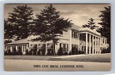 Lynnfield, MA-Massachusetts, Town Lyne Mansion House c1951, Vintage Postcard picture