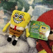 SpongeBob SquarePants Pull String Mascot Plush Toy Japan RARE 2006 4” Running picture