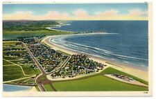 c.1951 From the Air Hampton Beach N.H Postcard Vtg picture