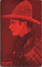 1930's - 40's  Western Cowboy Star Arcade Card Tom Santchi W1 picture