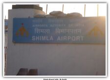 Shimla Airport India Airport Postcard picture