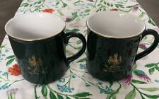 Set 2 By Appointment To His Majesty The King Of Sweden Gevalia Kaffe Coffee Mugs picture