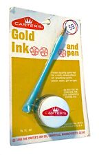 Vintage Carter's Gold Ink and Pen 1968 - Fountain Pen - Sealed - New Old Stock picture