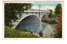 Postcard: Bridge over Little Sioux River, Spencer, IA (Iowa) picture