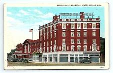Premier Hotel And Baths Benton Harbor Michigan MI Vintage Postcard picture