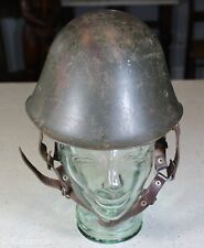 Post WW2 Romania Romanian M73 Steel Combat Helmet. Complete Nice. #23 picture