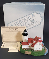 HARBOUR LIGHTS GOAT ISLAND MAINE #222 GREAT LIGHHOUSES OF THE WORLD NEW 1998 picture