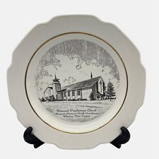 Vintage Warwood Presbyterian Church Collectible Plate Wheeling West Virginia 9