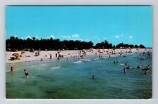 Clearwater FL-Florida, Panoramic Clearwater Beach, Vintage Postcard picture