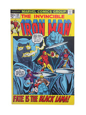 1972 Marvel Comics Iron Man #53 1st Black Lama App. Tony Stark Minor Key VG+ RAW picture