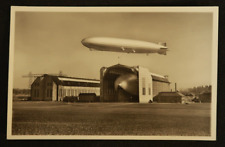 Friedrichshafen at Lake Constance Memory Zeppelin Postcard Blimp Airship RPPC picture