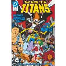 New Teen Titans (1984 series) #34 in Near Mint minus condition. DC comics [z{ picture