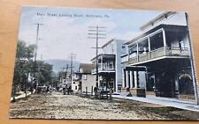 Main Street Looking South Nicholson PA Postcard picture