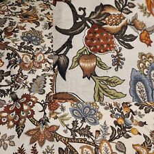 Vintage 5th Avenue Designs Sceen Printed Cotton / Linen Blend Fabric picture