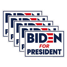 (5-Pack) Yard Sign w/Stake Re-Elect Joe Biden President 2024 18