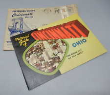 CINCINNATI, OHIO vintage 1951 Souvenir Photo booklet Chamber of Commerce +env picture