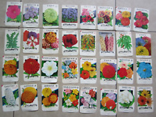 Lot of 32 Old Vintage 1970's - FLOWER SEED PACKETS - Lone Star - EMPTY picture