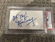 Dick Enberg Signed Cut PSA Certified Autograph Inscribed Auto picture