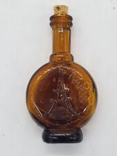 VTG 1970's Wheaton Glass Amber Brown Miniature Root Bitters Bottle 3