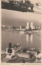 Lagoon and Island from the Skyride 1933 Chicago A Century Of Progress ..a125 picture