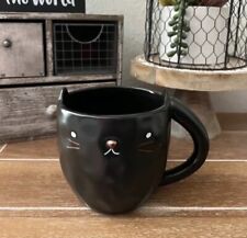 New Black Cat Ceramic Pottery Mug picture