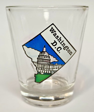Washington DC Shotglass District of Columbia Congress Capitol WhiteHouse Federal picture