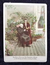 c.1870s XL Coloured CC - Princess of Wales (Alexandra) with Bishop of St Albans picture