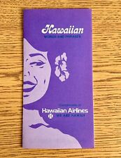Vintage 1960s HAWAIIAN AIRLINES Words And Phrases Booklet picture