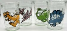 VTG 1988 Welch’s Jelly Glasses, Dinosaurs, Compete Set Of 4 picture