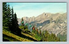 Banff AB-Alberta Canada, Banff Cablecar Lift Canadian Rockies Vintage Postcard picture