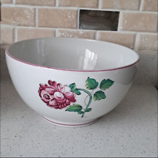 ANTIQUE BOWL PORCELAIN STRASBOURG FLOWERS FOR TIFFANY & CO PORTUGAL picture