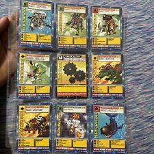 Lot of 9 Vintage Digimon Trading Cards 1999 Bandai Digital Monsters Near Mint LP picture