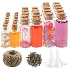 Mini Glass Bottles with Cork Stoppers 44pcs Spell Jars Potion Bottle 5ml to 20ml picture