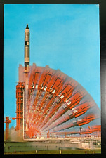Postcard Cape Kennedy Space Center FL - NASA Gemini Titan Rocket Launch picture