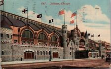 1914 Illinois Postcard - Chicago - Coliseum - Sports picture