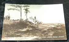 North Houghton Lake , Mich Hellman’s Dock 1940s RPPC Postcard  picture